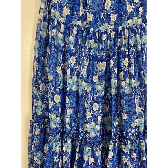 Misa Los Angeles Women's Kali Maxi Dress in Lapis Ombre Size Small - Picture 4 of 9